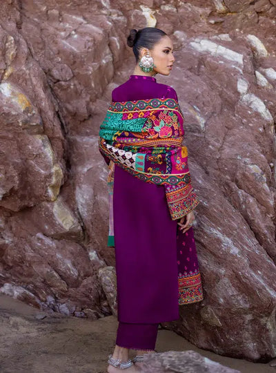 Zainab Chottani | Winter Shawls | Gul -  Zainab Chottani Luxury - Original Designer Dress - House of Maryam