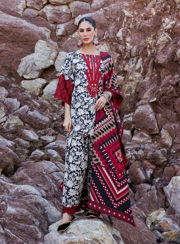 Zainab Chottani | Winter Shawls | Asna -  Zainab Chottani Luxury - Original Designer Dress - House of Maryam