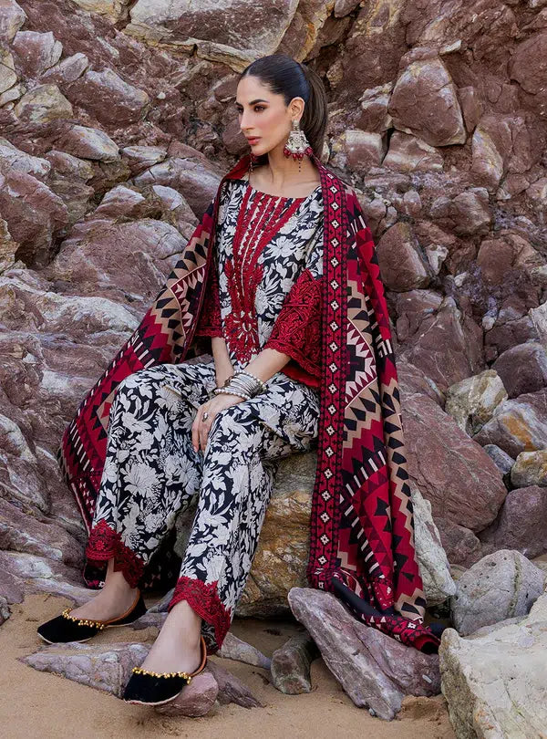 Zainab Chottani | Winter Shawls | Asna by Zainab Chottani - House of Maryam