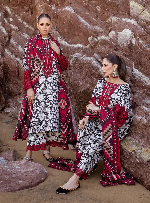 Zainab Chottani | Winter Shawls | Asna by Zainab Chottani - House of Maryam