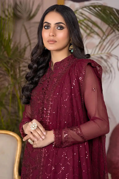 Zarif | Afreen Formals | ZA 04 MULBERRY -  Zarif Formal - Original Designer Dress - House of Maryam