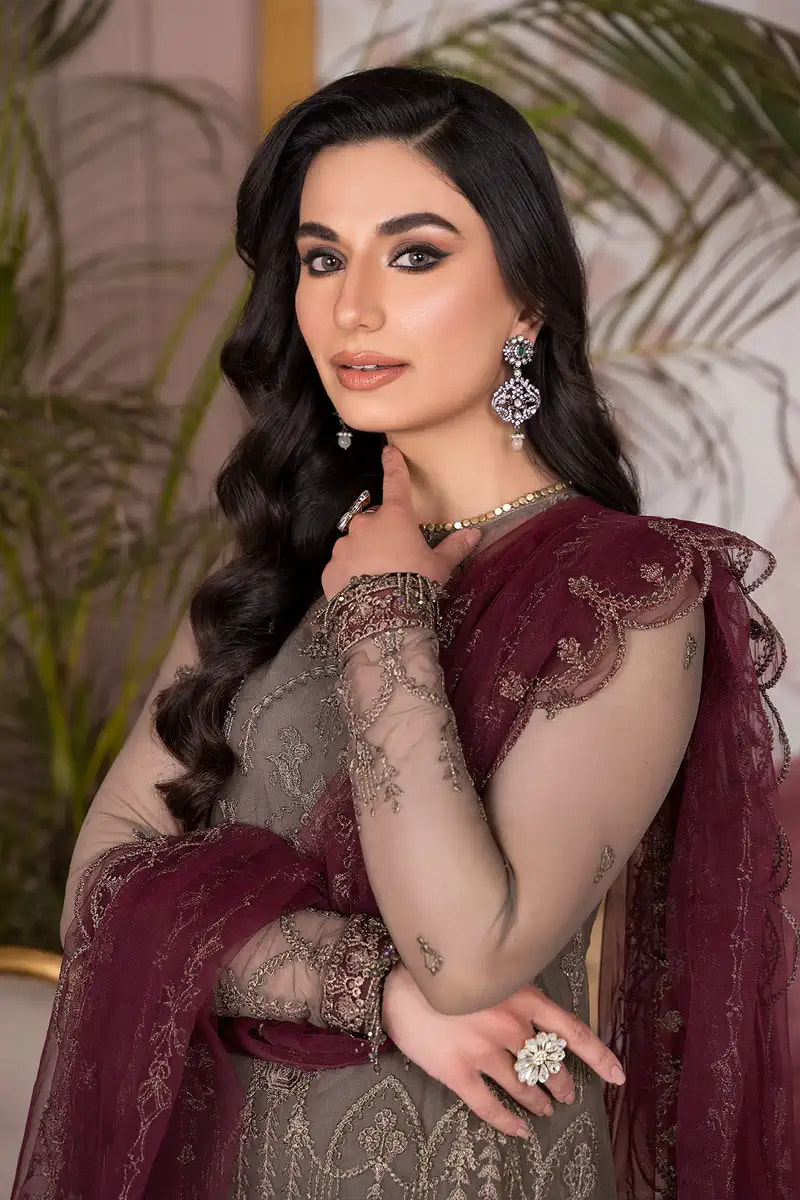 Zarif | Afreen Formals | ZA 10 DOVE -  Zarif Formal - Original Designer Dress - House of Maryam
