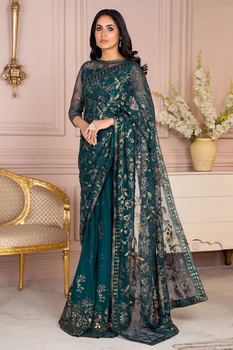 Zarif | Afreen Formals | ZA 01 EVERGREEN -  Zarif Formal - Original Designer Dress - House of Maryam