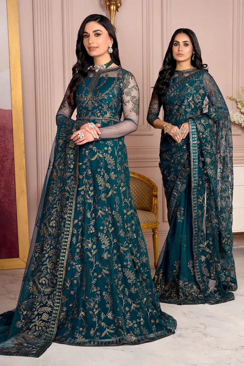 Zarif | Afreen Formals | ZA 01 EVERGREEN -  Zarif Formal - Original Designer Dress - House of Maryam