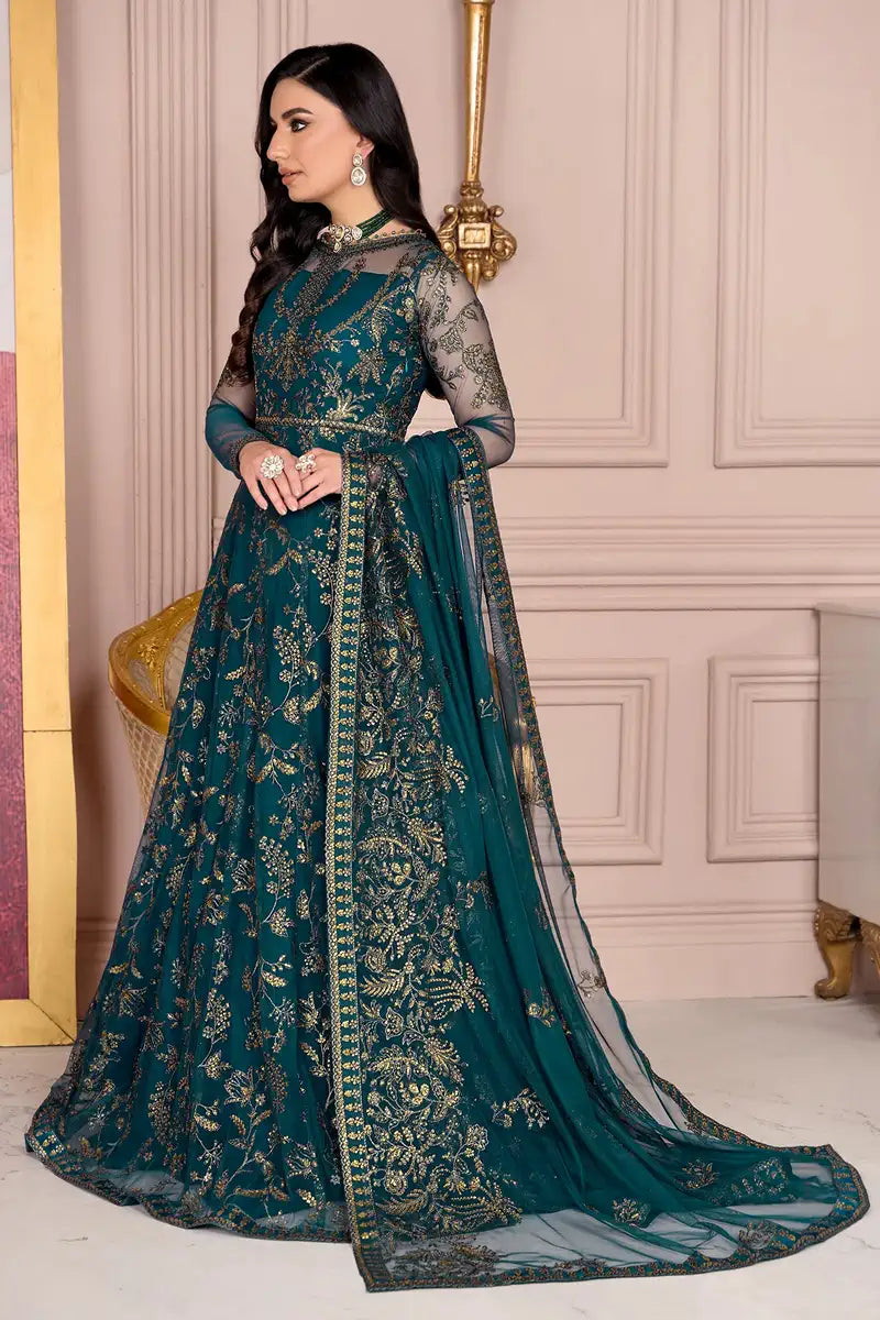 Zarif | Afreen Formals | ZA 01 EVERGREEN -  Zarif Formal - Original Designer Dress - House of Maryam