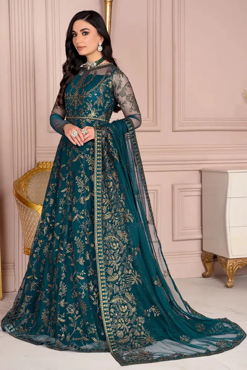Zarif | Afreen Formals | ZA 01 EVERGREEN -  Zarif Formal - Original Designer Dress - House of Maryam