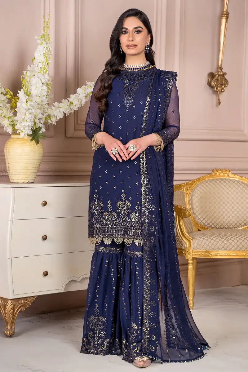 Zarif | Afreen Formals | ZA 05 ADMIRAL -  Zarif Formal - Original Designer Dress - House of Maryam