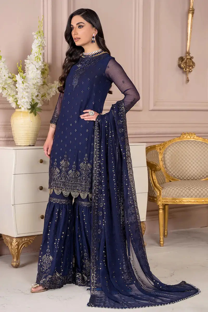 Zarif | Afreen Formals | ZA 05 ADMIRAL -  Zarif Formal - Original Designer Dress - House of Maryam
