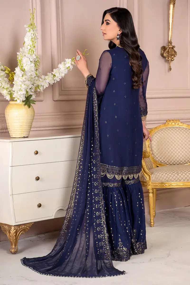 Zarif | Afreen Formals | ZA 05 ADMIRAL -  Zarif Formal - Original Designer Dress - House of Maryam