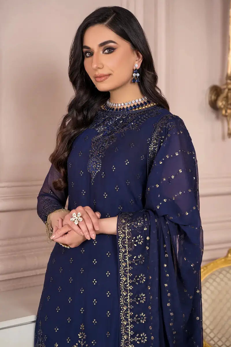 Zarif | Afreen Formals | ZA 05 ADMIRAL -  Zarif Formal - Original Designer Dress - House of Maryam