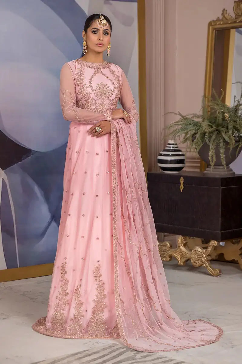 Zarif | Afreen Formals | ZA 06 FRENCH ROSE -  Zarif Formal - Original Designer Dress - House of Maryam