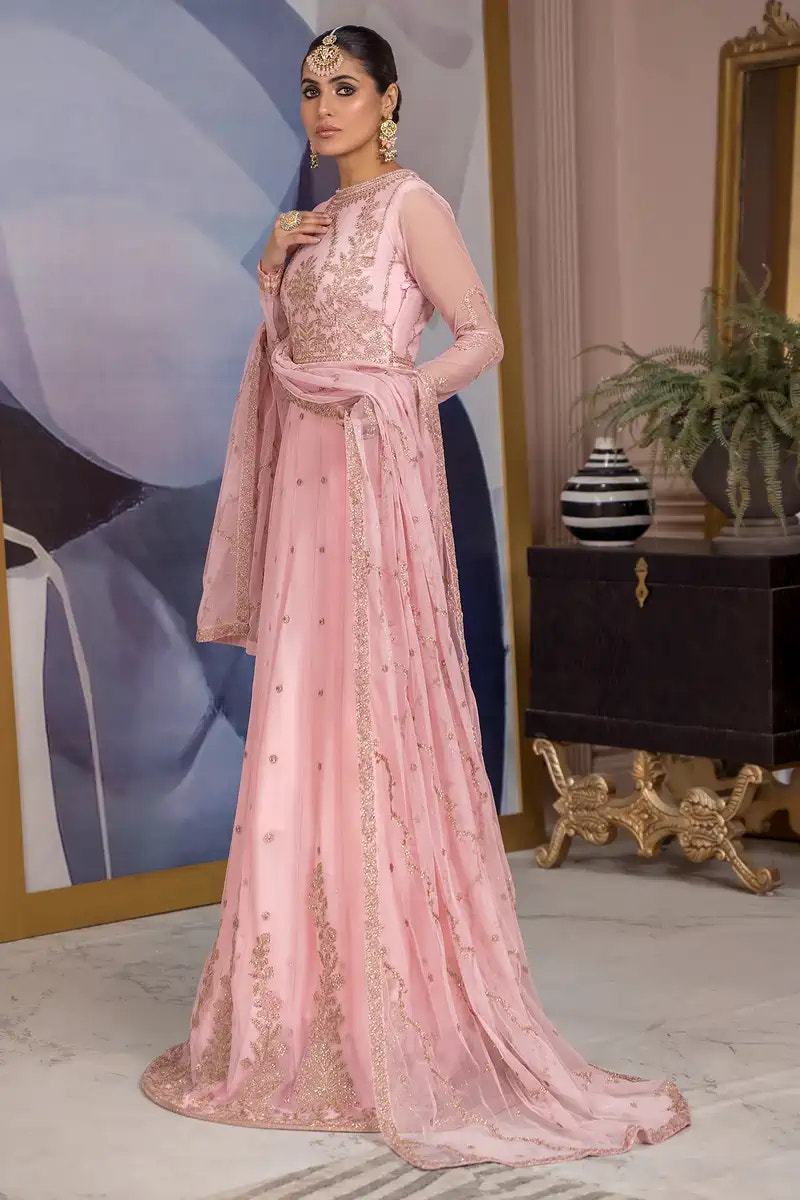 Zarif | Afreen Formals | ZA 06 FRENCH ROSE -  Zarif Formal - Original Designer Dress - House of Maryam
