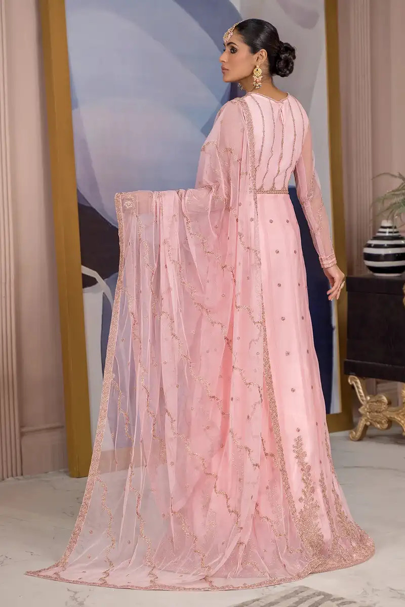 Zarif | Afreen Formals | ZA 06 FRENCH ROSE -  Zarif Formal - Original Designer Dress - House of Maryam