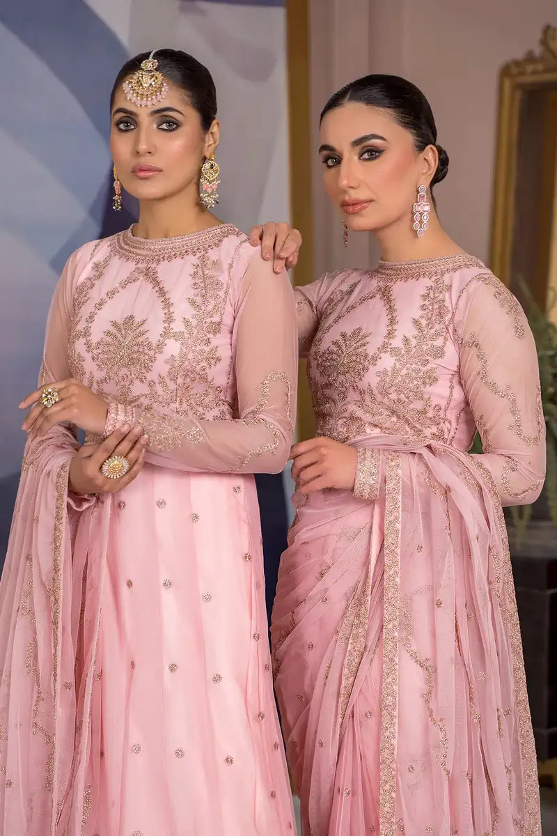 Zarif | Afreen Formals | ZA 06 FRENCH ROSE