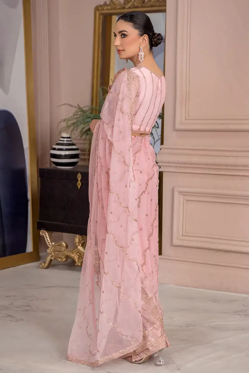Zarif | Afreen Formals | ZA 06 FRENCH ROSE -  Zarif Formal - Original Designer Dress - House of Maryam