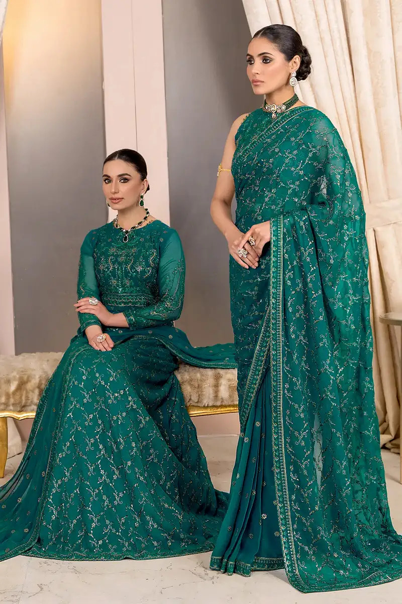 Zarif | Afreen Formals | ZA 07 TROPICAL -  Zarif Formal - Original Designer Dress - House of Maryam