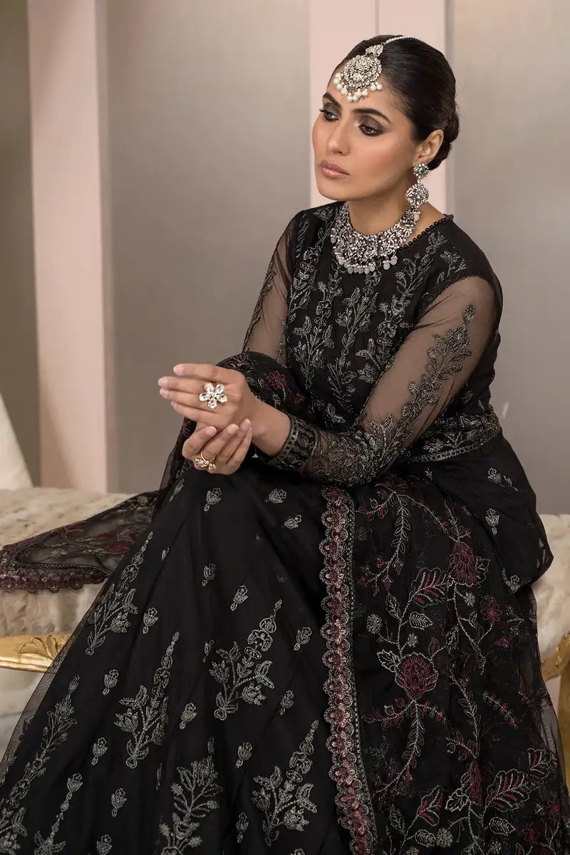 Zarif | Afreen Formals | ZA 03 BLACK AFFAIR -  Zarif Formal - Original Designer Dress - House of Maryam