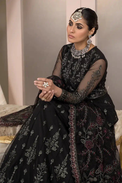 Zarif | Afreen Formals | ZA 03 BLACK AFFAIR -  Zarif Formal - Original Designer Dress - House of Maryam