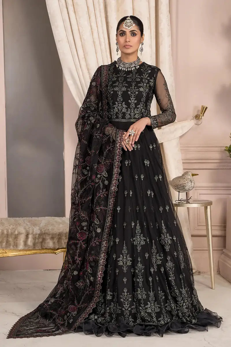 Zarif | Afreen Formals | ZA 03 BLACK AFFAIR -  Zarif Formal - Original Designer Dress - House of Maryam