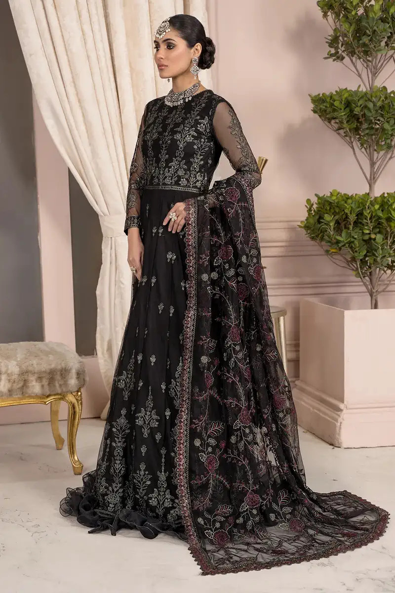 Zarif | Afreen Formals | ZA 03 BLACK AFFAIR -  Zarif Formal - Original Designer Dress - House of Maryam