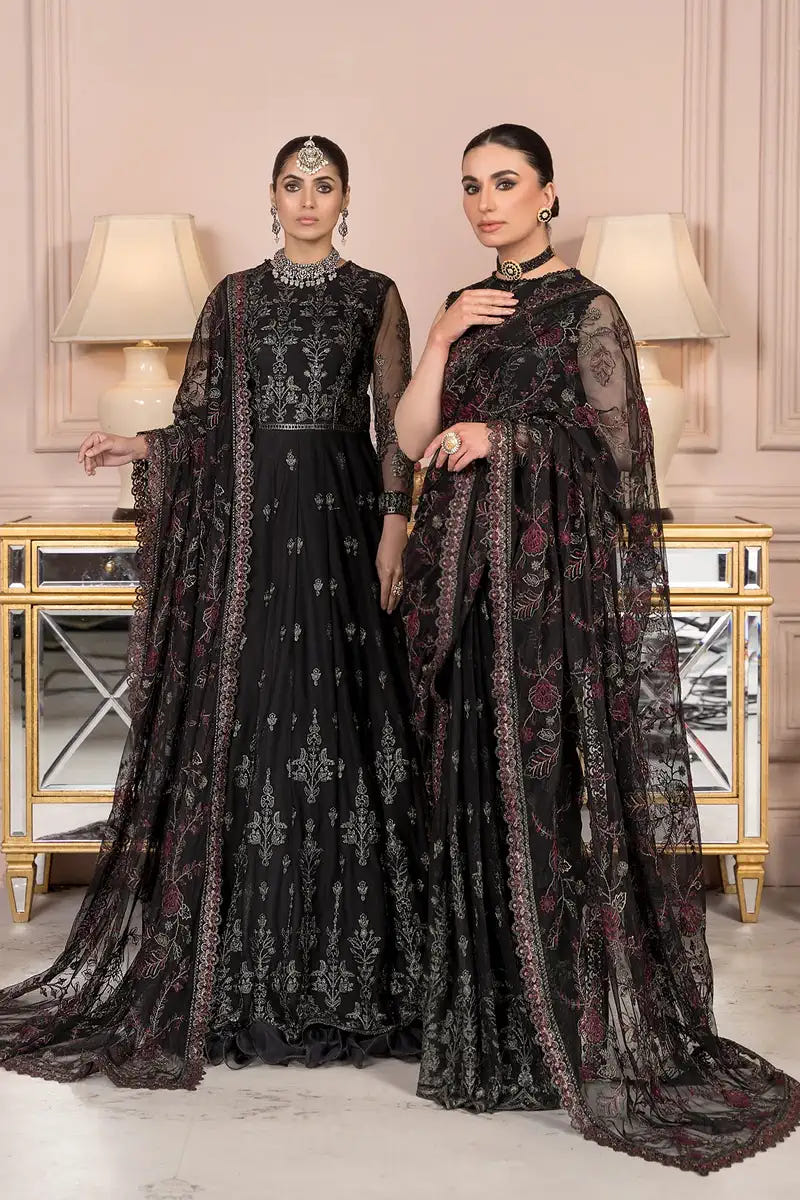 Zarif | Afreen Formals | ZA 03 BLACK AFFAIR -  Zarif Formal - Original Designer Dress - House of Maryam