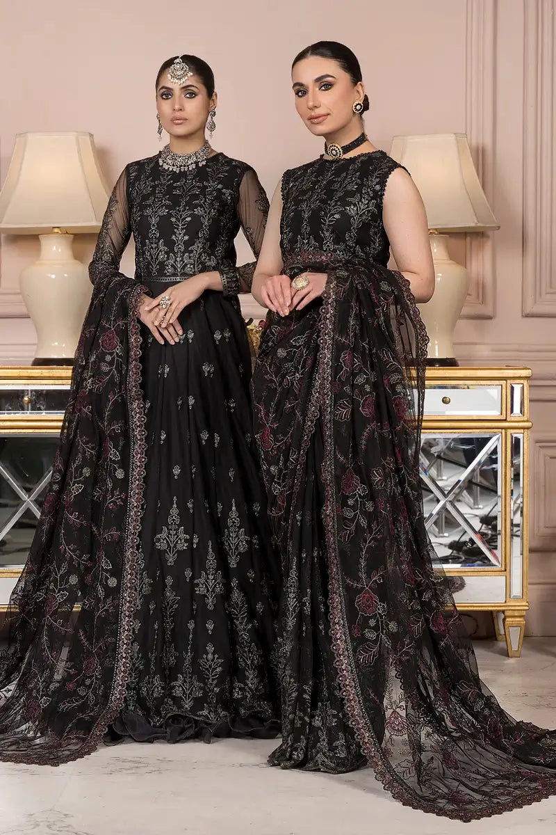 Zarif | Afreen Formals | ZA 03 BLACK AFFAIR -  Zarif Formal - Original Designer Dress - House of Maryam