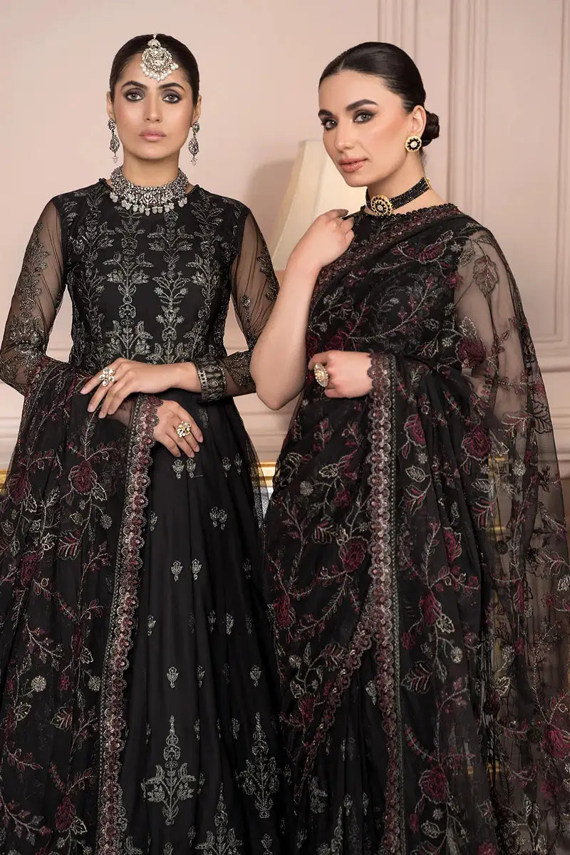 Zarif | Afreen Formals | ZA 03 BLACK AFFAIR -  Zarif Formal - Original Designer Dress - House of Maryam