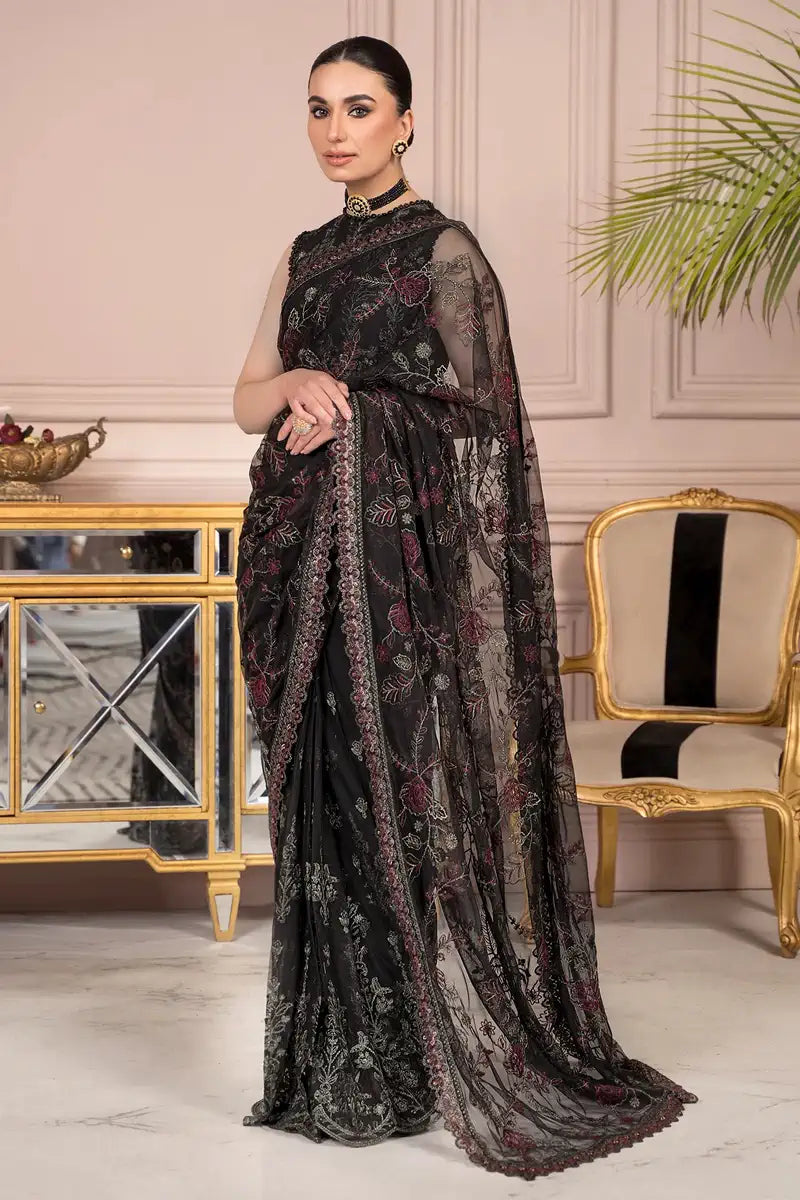 Zarif | Afreen Formals | ZA 03 BLACK AFFAIR -  Zarif Formal - Original Designer Dress - House of Maryam