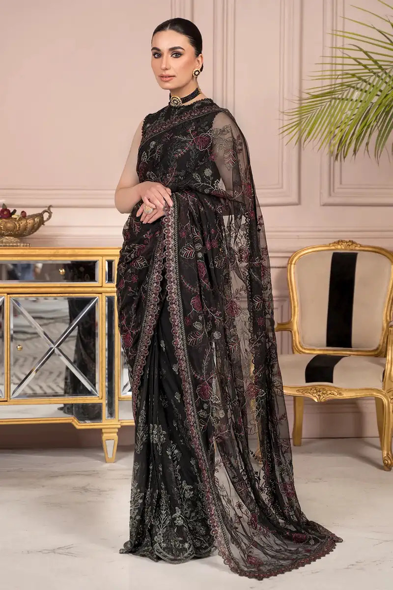 Zarif | Afreen Formals | ZA 03 BLACK AFFAIR -  Zarif Formal - Original Designer Dress - House of Maryam