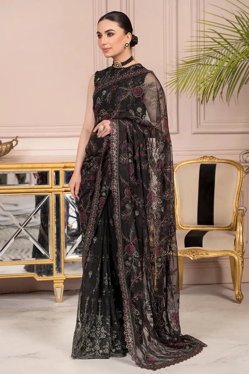 Zarif | Afreen Formals | ZA 03 BLACK AFFAIR -  Zarif Formal - Original Designer Dress - House of Maryam