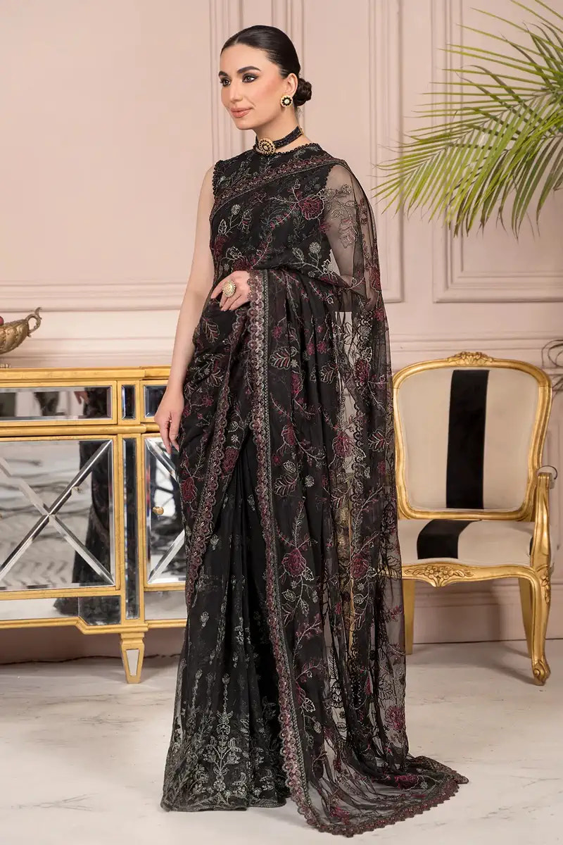 Zarif | Afreen Formals | ZA 03 BLACK AFFAIR -  Zarif Formal - Original Designer Dress - House of Maryam