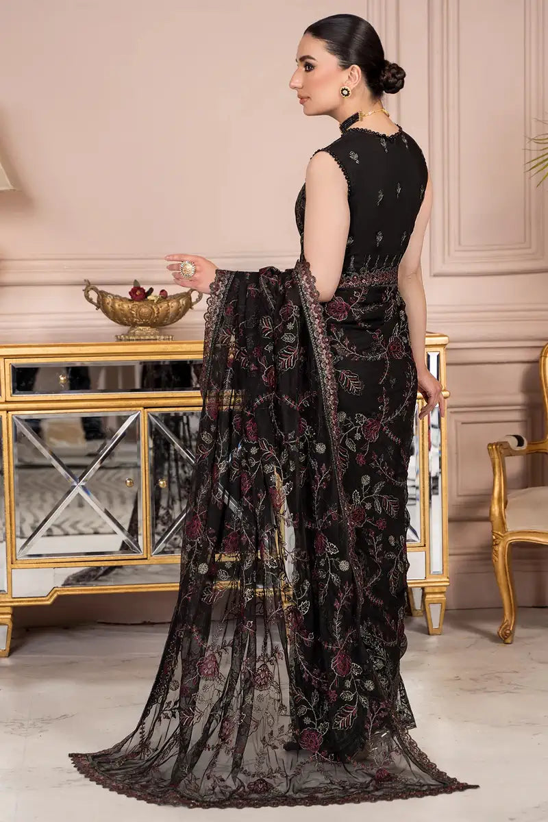 Zarif | Afreen Formals | ZA 03 BLACK AFFAIR -  Zarif Formal - Original Designer Dress - House of Maryam