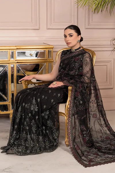 Zarif | Afreen Formals | ZA 03 BLACK AFFAIR -  Zarif Formal - Original Designer Dress - House of Maryam