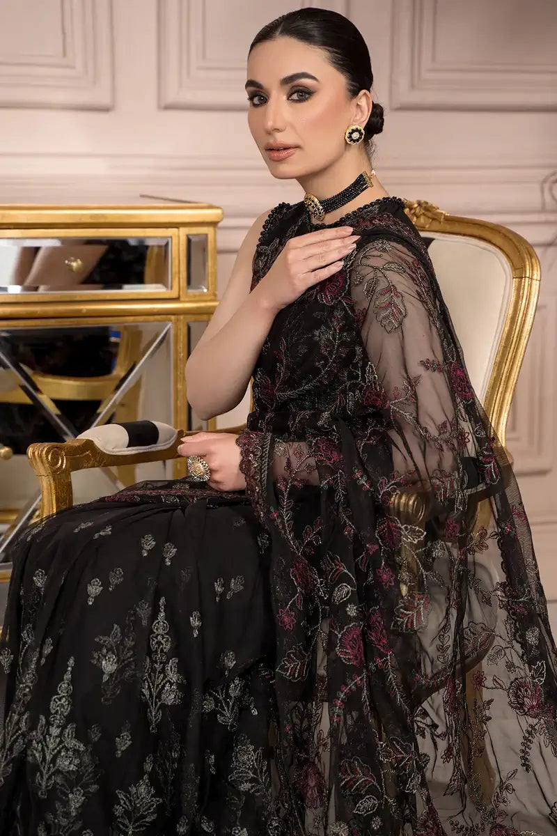 Zarif | Afreen Formals | ZA 03 BLACK AFFAIR -  Zarif Formal - Original Designer Dress - House of Maryam