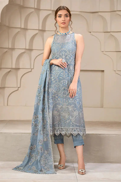 Zarif | Falak Formals | ZF 05 BLUE BELL -  Zarif Formal - Original Designer Dress - House of Maryam