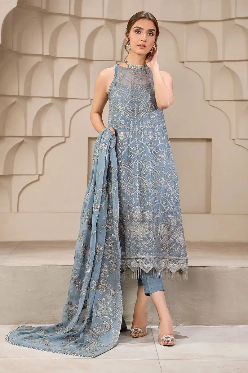 Zarif | Falak Formals | ZF 05 BLUE BELL -  Zarif Formal - Original Designer Dress - House of Maryam