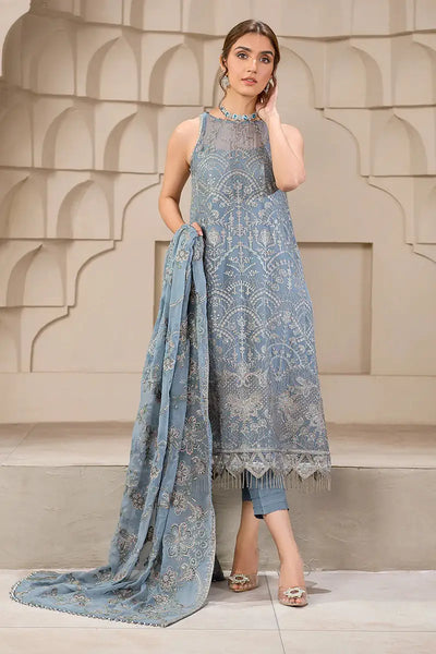 Zarif | Falak Formals | ZF 05 BLUE BELL -  Zarif Formal - Original Designer Dress - House of Maryam
