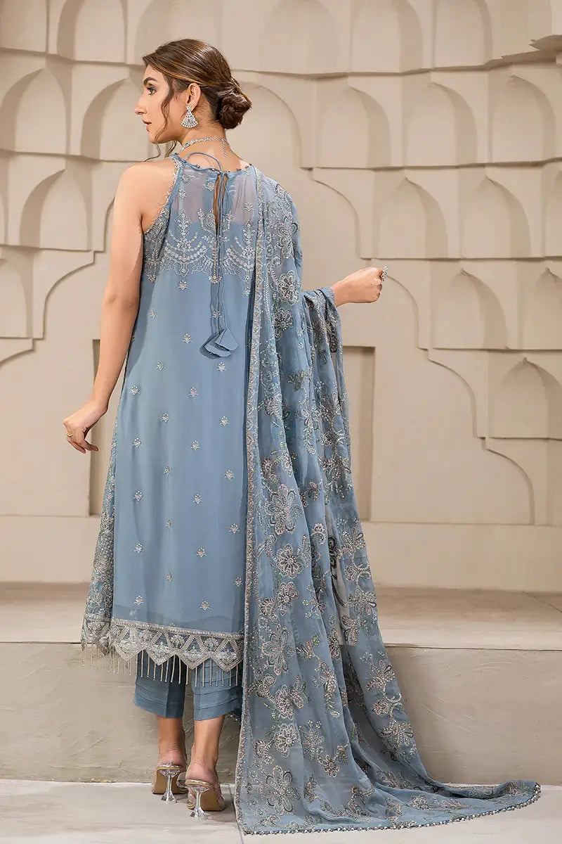 Zarif | Falak Formals | ZF 05 BLUE BELL by Designer Zarif - House of Maryam - Pakistani Designer Ethnic Wear in {{ shop.shopifyCountryName }}