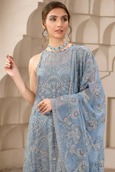 Zarif | Falak Formals | ZF 05 BLUE BELL -  Zarif Formal - Original Designer Dress - House of Maryam