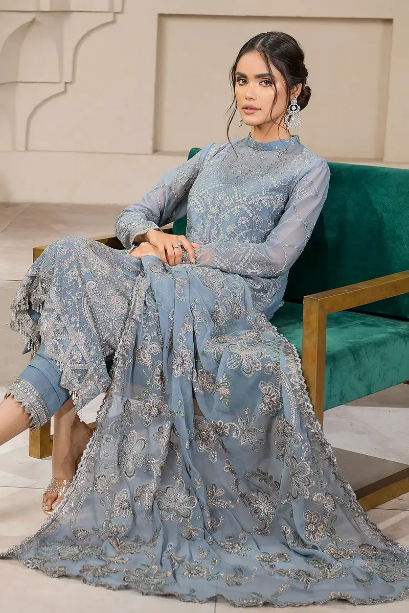 Zarif | Falak Formals | ZF 05 BLUE BELL -  Zarif Formal - Original Designer Dress - House of Maryam