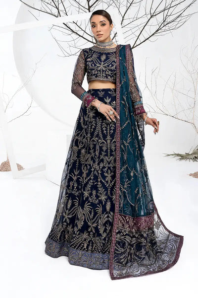 Zarif | LA CELESTE LUXURY Formals | ZLC 01 BLUEBERRY -  Zarif Formal - Original Designer Dress - House of Maryam