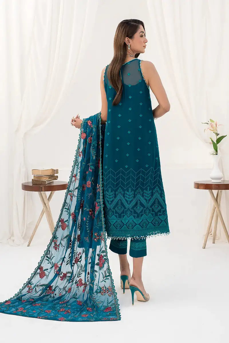 Zarif | LA CELESTE LUXURY Formals | ZLC 03 GARDENIA by Designer Zarif - House of Maryam - Pakistani Designer Ethnic Wear in {{ shop.shopifyCountryName }}