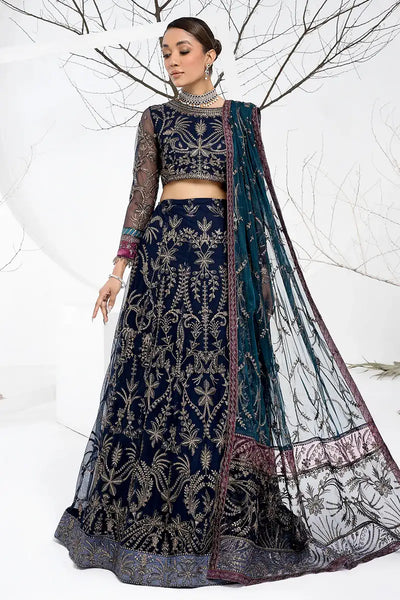 Zarif | LA CELESTE LUXURY Formals | ZLC 01 BLUEBERRY -  Zarif Formal - Original Designer Dress - House of Maryam