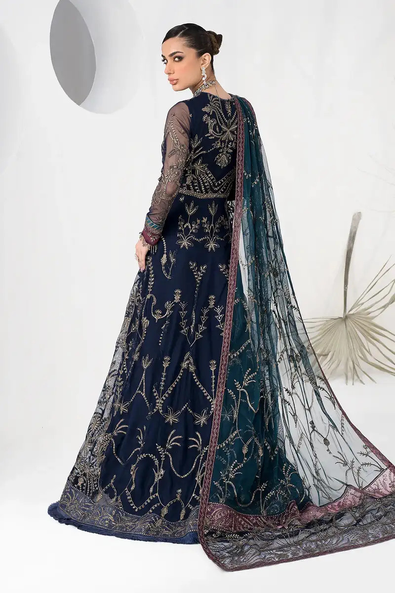 Zarif | LA CELESTE LUXURY Formals | ZLC 01 BLUEBERRY -  Zarif Formal - Original Designer Dress - House of Maryam