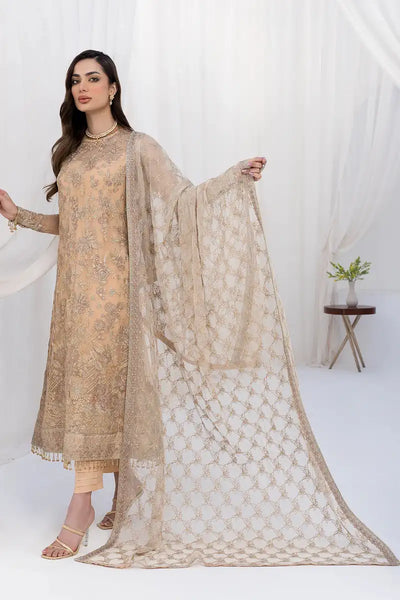 Zarif | LA CELESTE LUXURY Formals | ZLC 07 SAND GLOW -  Zarif Formal - Original Designer Dress - House of Maryam