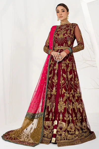 Zarif | LA CELESTE LUXURY Formals | ZLC 04 BURNT ROSE -  Zarif Formal - Original Designer Dress - House of Maryam