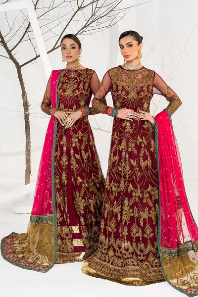 Zarif | LA CELESTE LUXURY Formals | ZLC 04 BURNT ROSE -  Zarif Formal - Original Designer Dress - House of Maryam