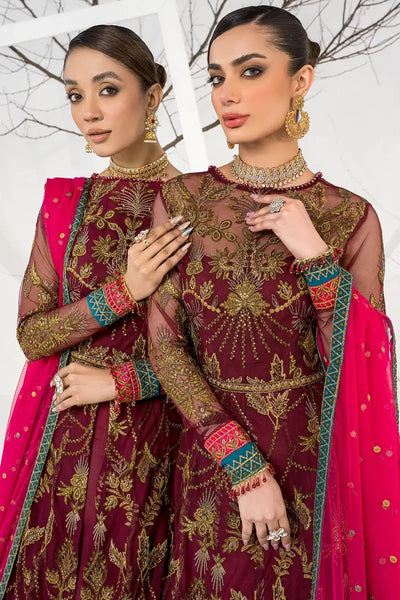 Zarif | LA CELESTE LUXURY Formals | ZLC 04 BURNT ROSE -  Zarif Formal - Original Designer Dress - House of Maryam
