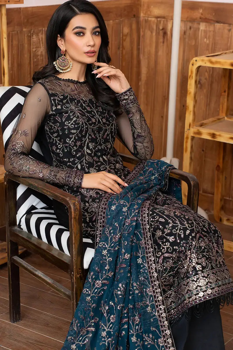 Zarif | Meeral Formals | ZLM 02 ZIMMEL by Designer Zarif - House of Maryam - Pakistani Designer Ethnic Wear in {{ shop.shopifyCountryName }}
