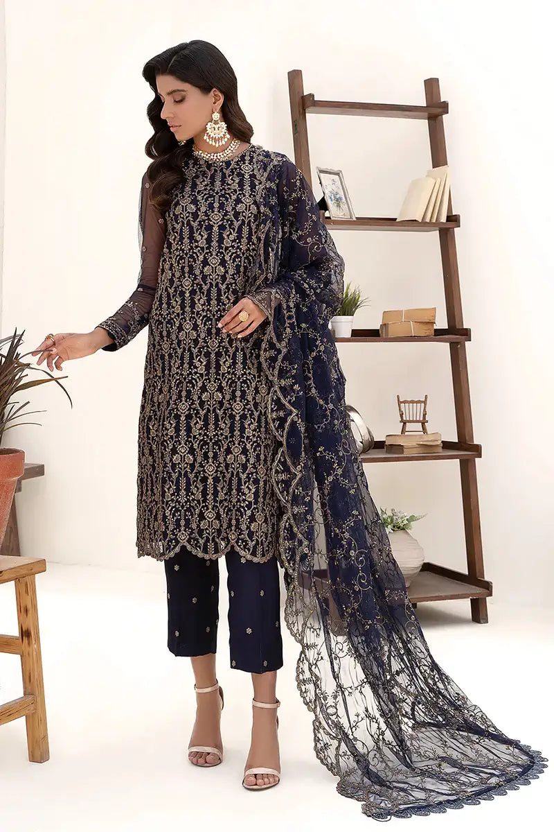 Zarif | Nazneen Formals | ZN 09 DEEP PINE -  Zarif Formal - Original Designer Dress - House of Maryam